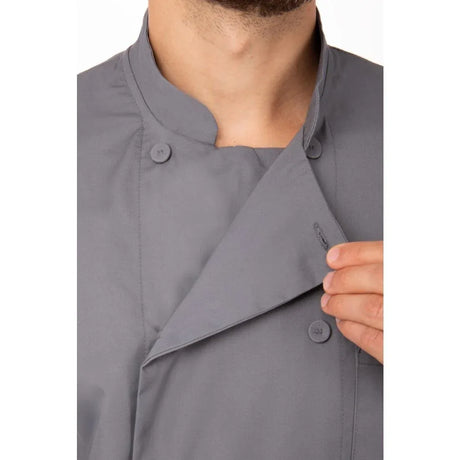 A934-XL Chef Works Unisex Chefs Jacket Grey XL - JD Catering Equipment Solutions Ltd