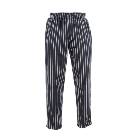 A940-4XL Chef Works Designer Baggy Pant Chalk Stripe 4XL JD Catering Equipment Solutions Ltd