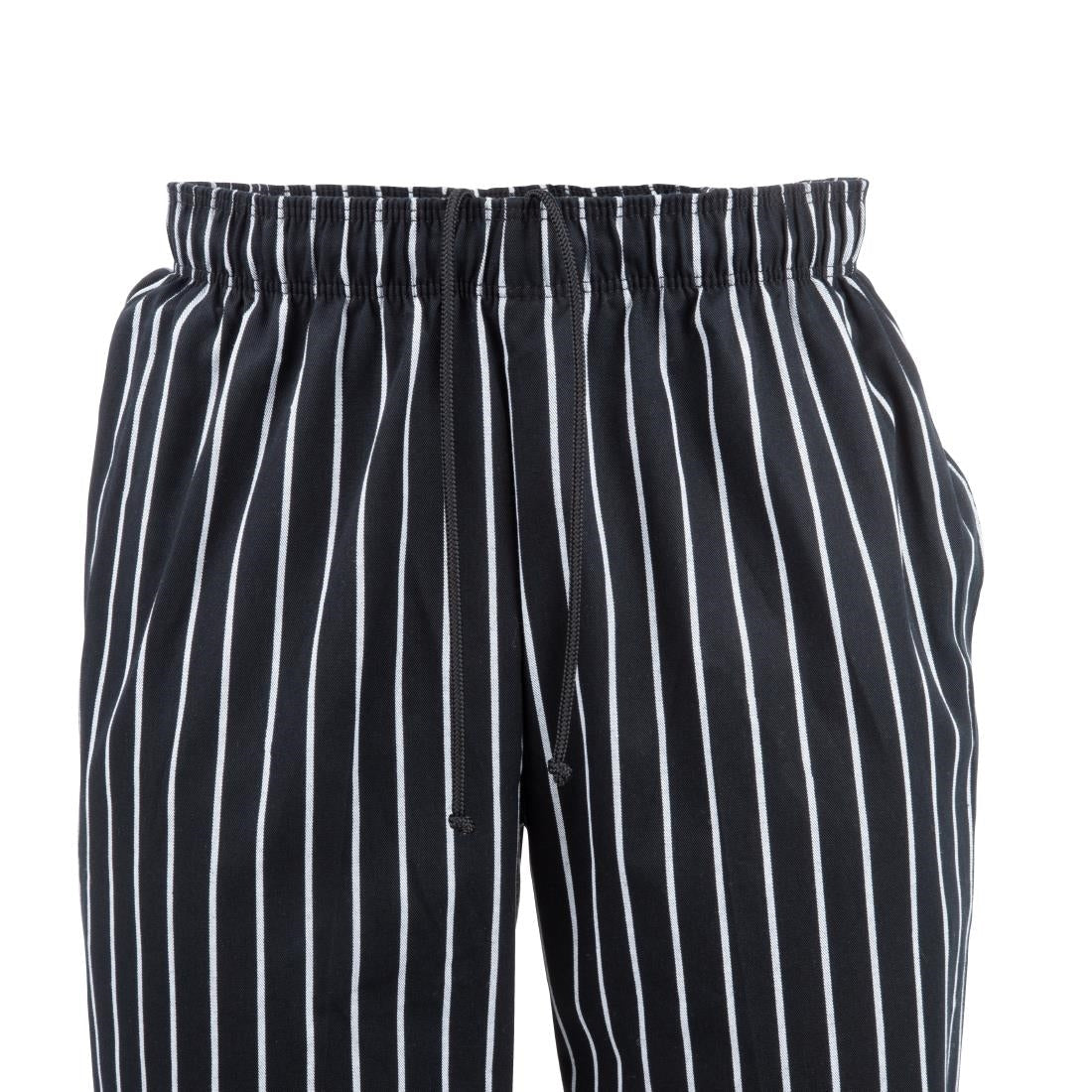 A940-L Chef Works Designer Baggy Pant Chalk Stripe L JD Catering Equipment Solutions Ltd