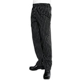 A940-M Chef Works Designer Baggy Pant Chalk Stripe M JD Catering Equipment Solutions Ltd