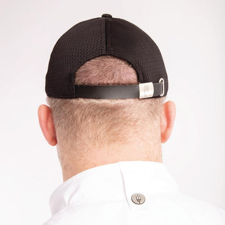 A942 Chef Works Cool Vent Baseball Cap with Grey JD Catering Equipment Solutions Ltd