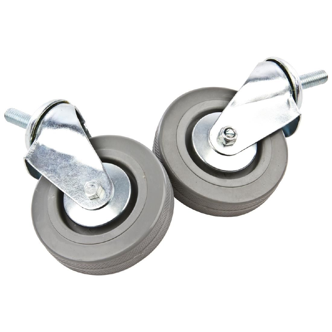 AC679 Vogue Castors for Stainless Steel Trolleys (Pack of 2) JD Catering Equipment Solutions Ltd