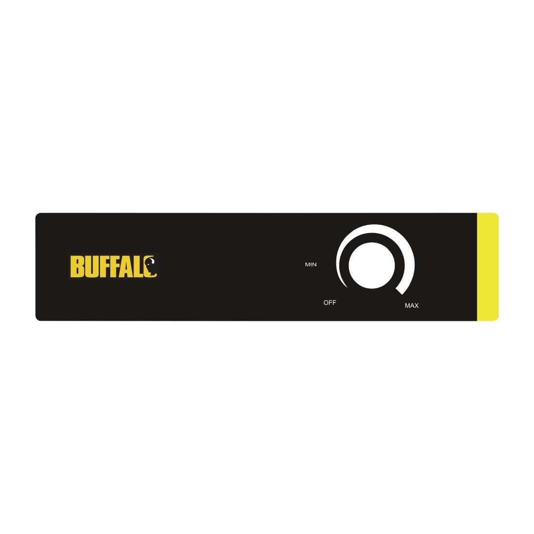 AD156 Buffalo Control Panel Sticker JD Catering Equipment Solutions Ltd