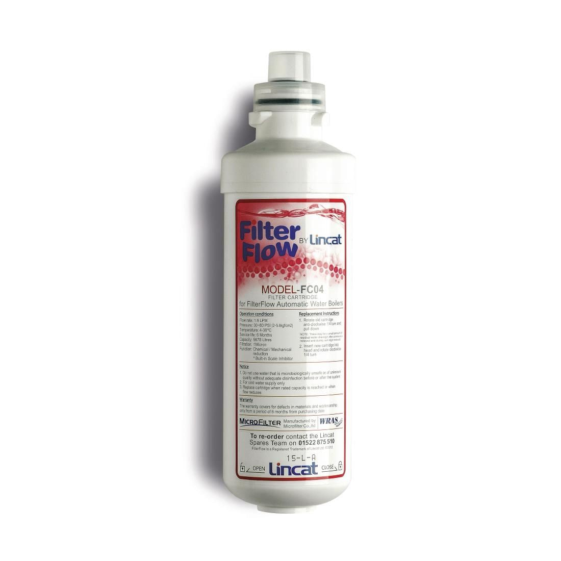 AG557 Lincat FilterFlow Automatic Water Boiler Filter Cartridge for FX Series FC04 JD Catering Equipment Solutions Ltd