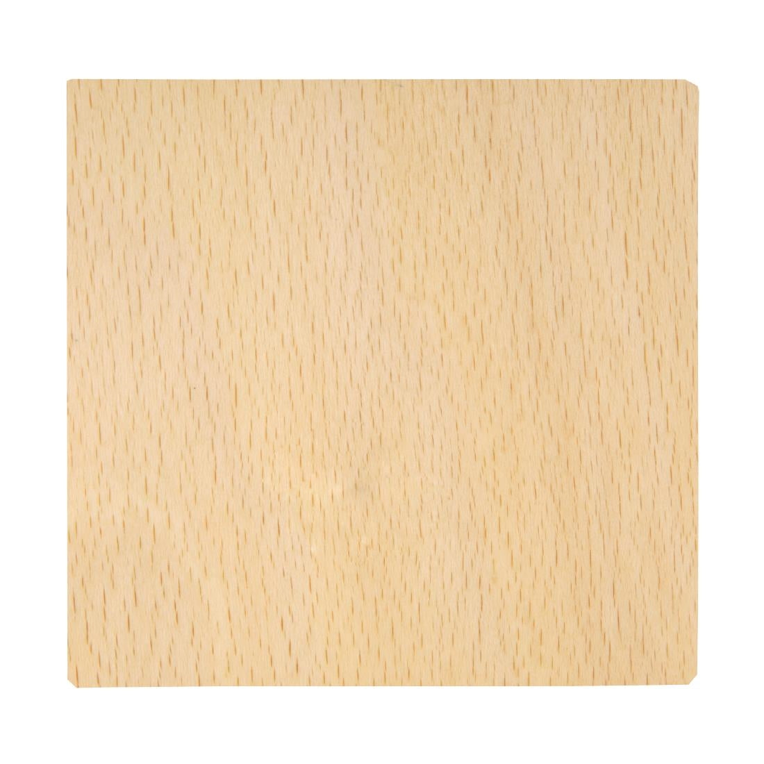 AJ834 Bolero Natural Finish Wooden Swatch JD Catering Equipment Solutions Ltd