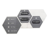 AK570 Nisbets Essentials Control Panel Sticker JD Catering Equipment Solutions Ltd