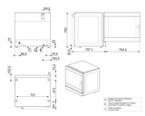 Smeg Convection Oven - 6 trays 600x400mm - ALFA625H-2