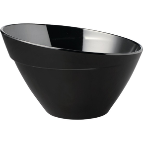 APS Balance Melamine Bowl Black 210mm JD Catering Equipment Solutions Ltd