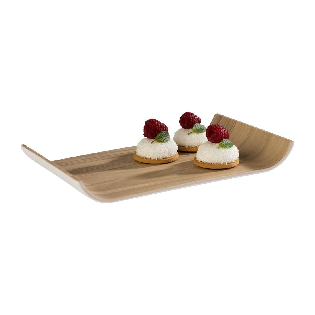 APS Frida Tray Wood and White GN 1/4 JD Catering Equipment Solutions Ltd