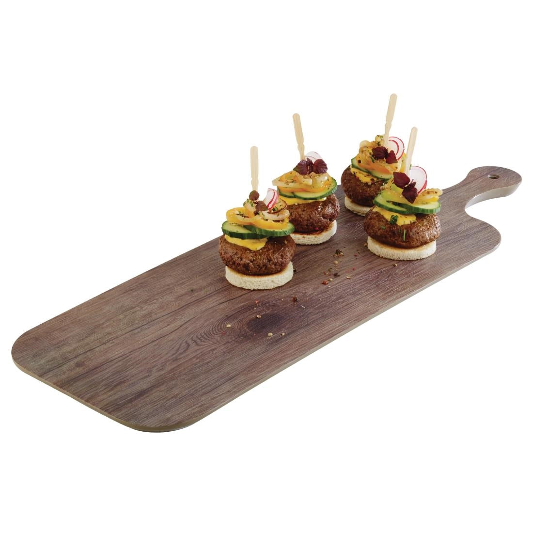 APS Oak Effect Rectangle Handled Paddle Board 480mm JD Catering Equipment Solutions Ltd