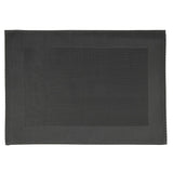 APS PVC Placemat Fine Band Frame Black (Pack of 6) JD Catering Equipment Solutions Ltd