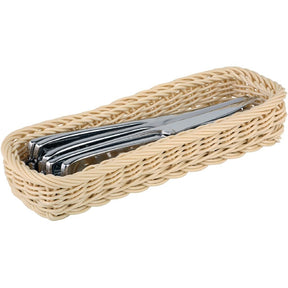 APS Polypropylene Rectangular Rattan Basket JD Catering Equipment Solutions Ltd
