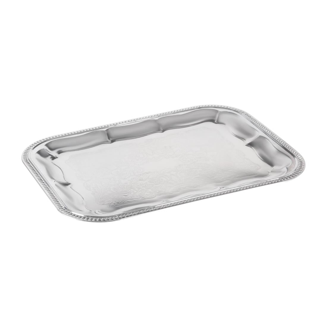 APS Semi-Disposable Party Tray 410 x 310mm Chrome JD Catering Equipment Solutions Ltd