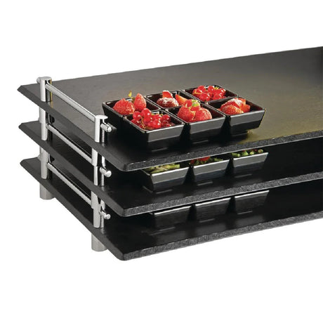 GK831 APS Slate Effect Melamine Stacking Tray GN 1/1 - JD Catering Equipment Solutions Ltd