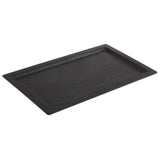 GN563 APS Slate Effect Melamine Tray with Rim GN 1/1 - JD Catering Equipment Solutions Ltd