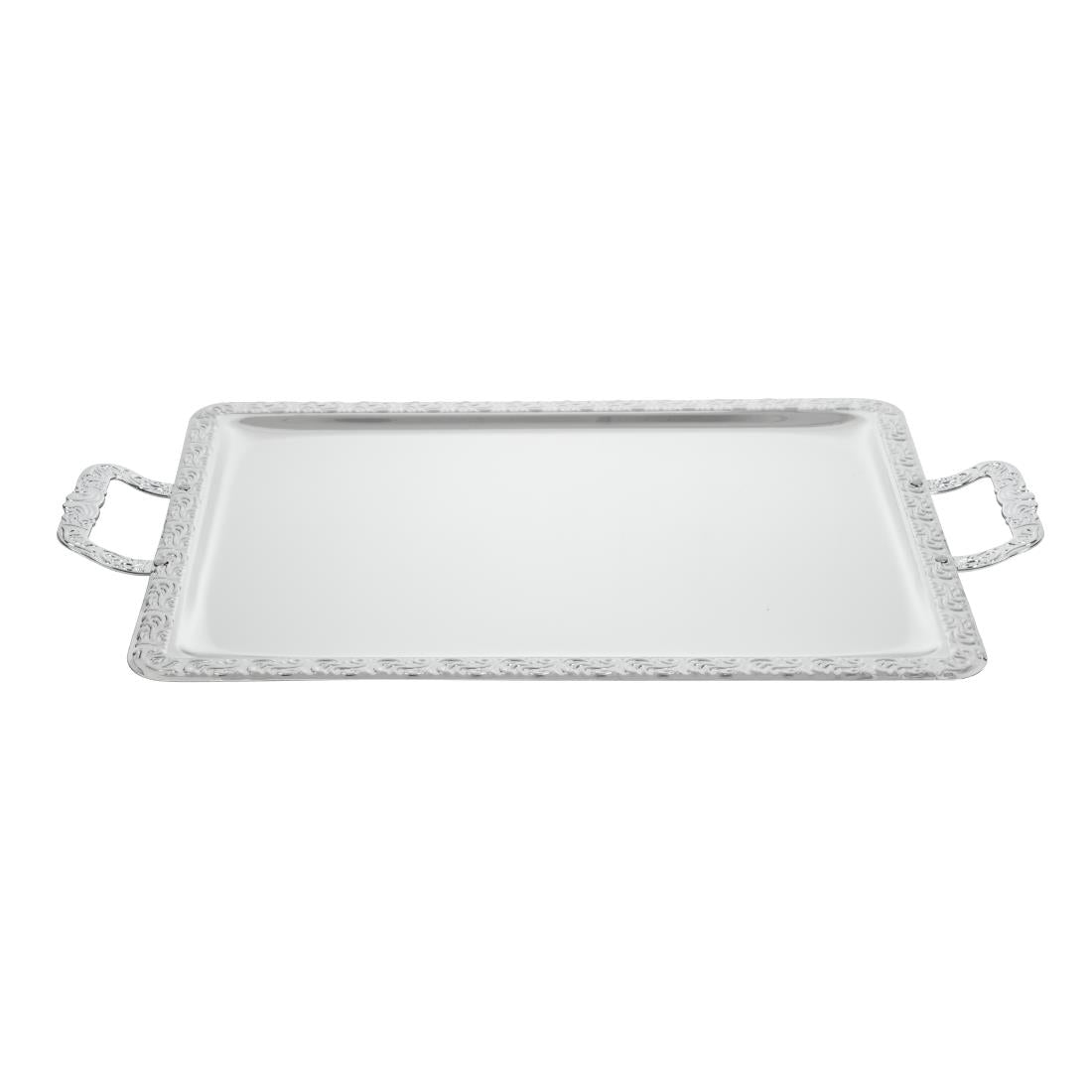 APS Stainless Steel Rectangular Handled Service Tray 600mm JD Catering Equipment Solutions Ltd