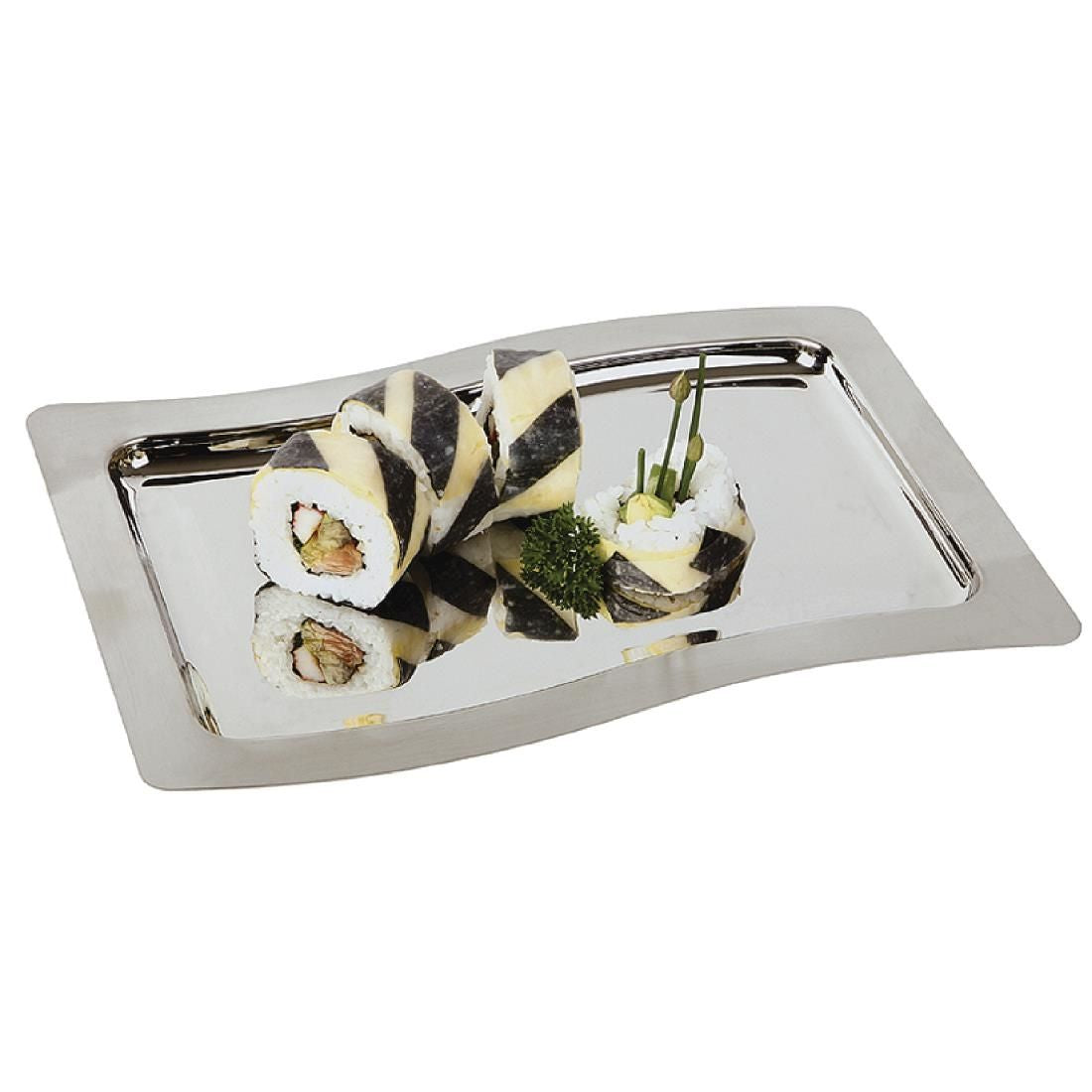 APS Stainless Steel Service Display Tray 285mm JD Catering Equipment Solutions Ltd