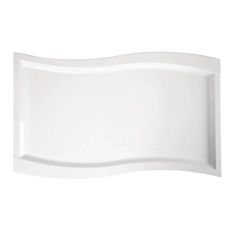 GK826 APS Wave Melamine Platter White GN 1/1 - JD Catering Equipment Solutions Ltd