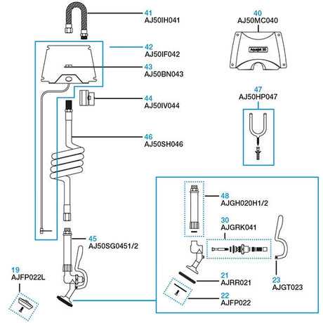 AQUAJET AJ50SH046 JD Catering Equipment Solutions Ltd