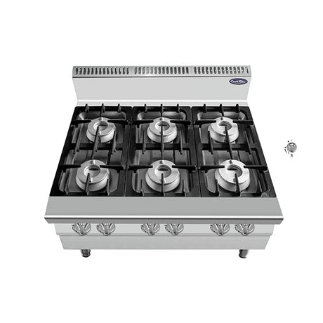 CookRite Four Burner Gas Boiling Top AT7G6B-C-1