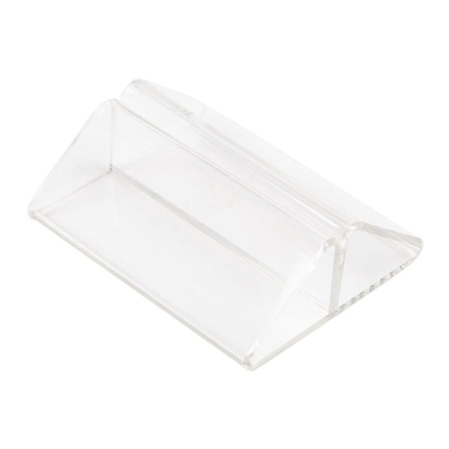 Acrylic Triangle Menu Holder JD Catering Equipment Solutions Ltd