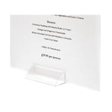 Acrylic Triangle Menu Holder JD Catering Equipment Solutions Ltd