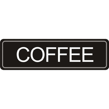 Adhesive Airpot Label - Coffee JD Catering Equipment Solutions Ltd