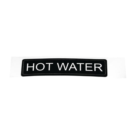 Adhesive Airpot Label - Hot Water JD Catering Equipment Solutions Ltd