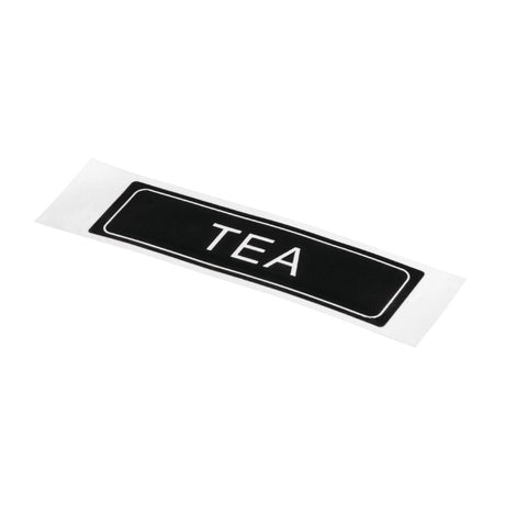 Adhesive Airpot Label - Tea JD Catering Equipment Solutions Ltd