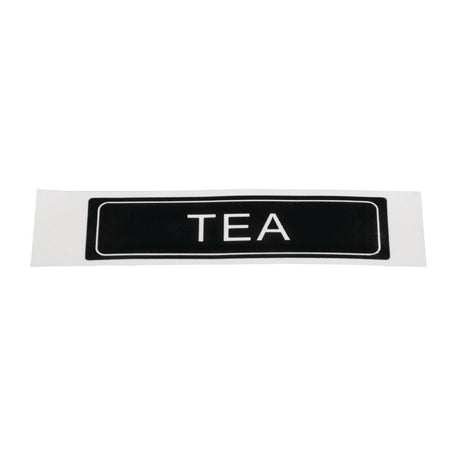 Adhesive Airpot Label - Tea JD Catering Equipment Solutions Ltd