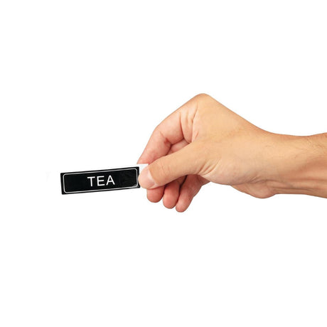 Adhesive Airpot Label - Tea JD Catering Equipment Solutions Ltd