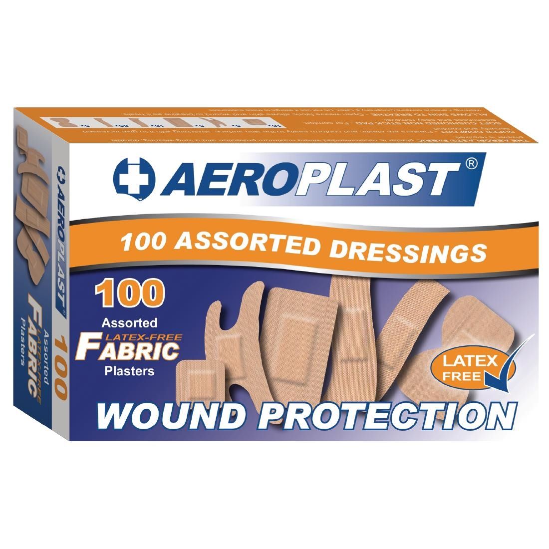 Aeroplast Latex Free Assorted Plasters (Pack of 100) JD Catering Equipment Solutions Ltd