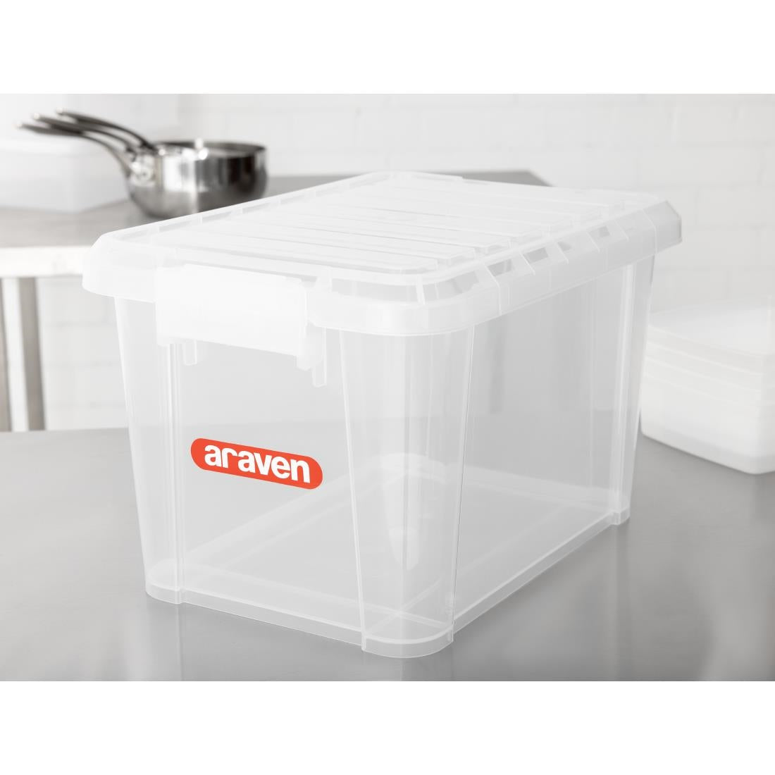 Araven Food Storage Container with Lid 14Ltr JD Catering Equipment Solutions Ltd