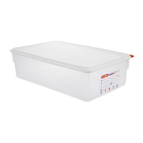 Araven Polypropylene 1/1 Gastronorm Food Storage Box 21Ltr (Pack of 4) JD Catering Equipment Solutions Ltd