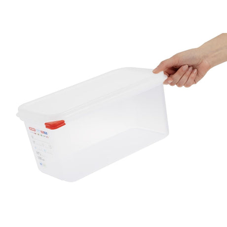 Araven Polypropylene 1/3 Gastronorm Food Container 6Ltr (Pack of 4) JD Catering Equipment Solutions Ltd