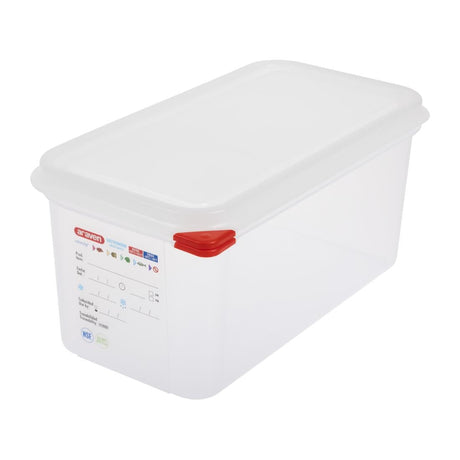 Araven Polypropylene 1/3 Gastronorm Food Container 6Ltr (Pack of 4) JD Catering Equipment Solutions Ltd