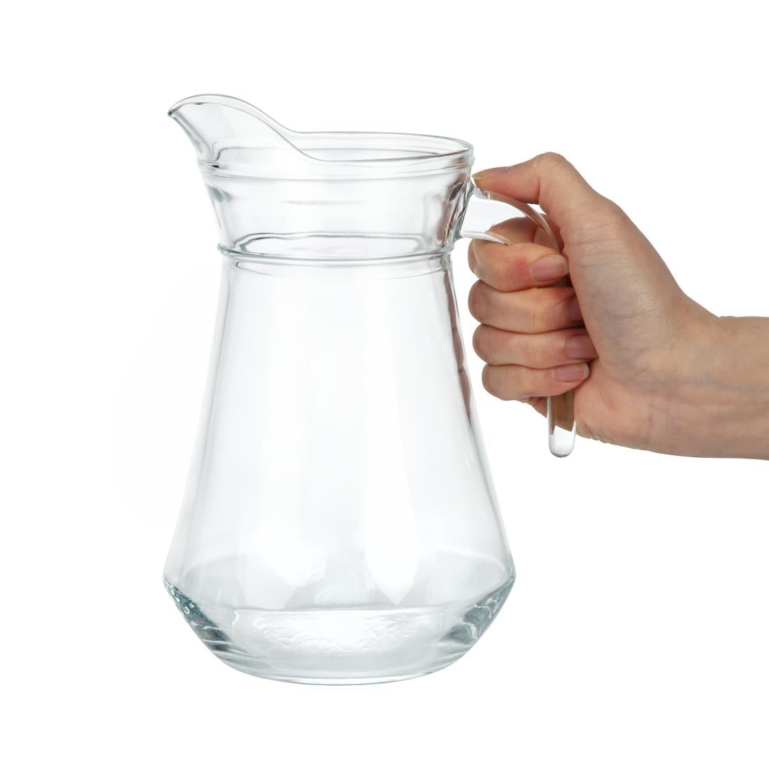 Arcoroc Glass Jugs 1.3Ltr (Pack of 6) JD Catering Equipment Solutions Ltd