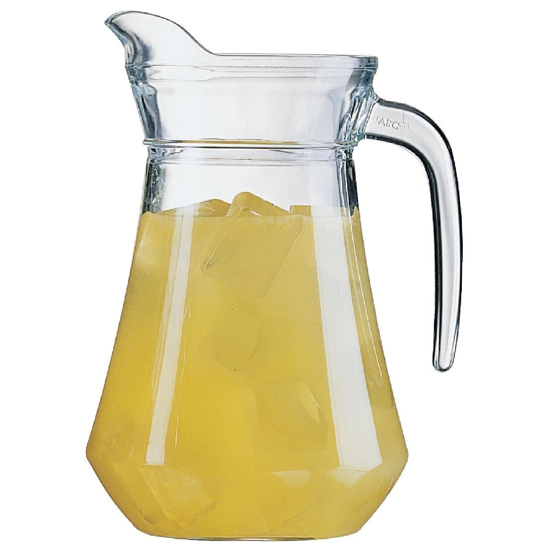 Arcoroc Glass Jugs 1Ltr (Pack of 6) JD Catering Equipment Solutions Ltd