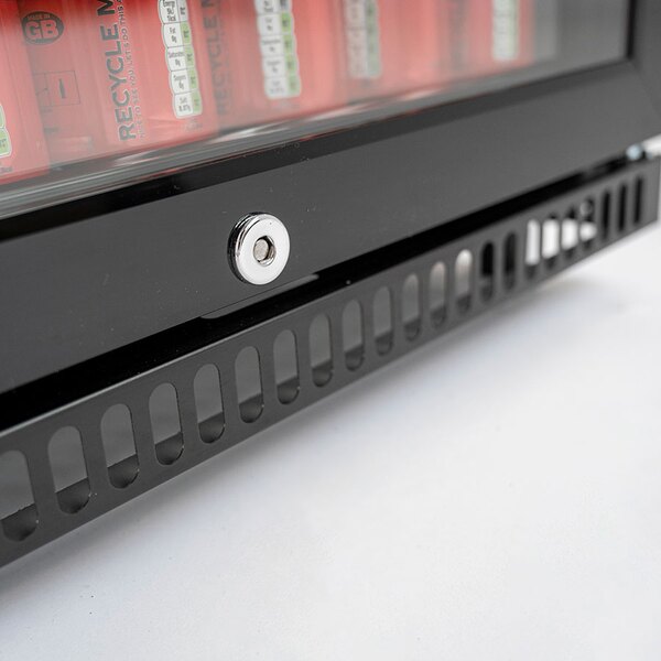 Arctica Bar & Display Bottle Cooler - 1 Hinged Door - Black - Low Height HEF971 JD Catering Equipment Solutions Ltd