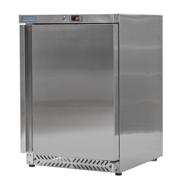 Arctica Medium Duty U/C Freezer 143Ltr - Stainless Steel/White JD Catering Equipment Solutions Ltd