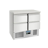 Arctica Refrigerated Compact Counter - 4 Drawer HEF959 - JD Catering Equipment Solutions Ltd