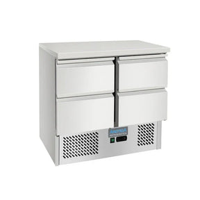 Arctica Refrigerated Compact Counter - 4 Drawer HEF959 - JD Catering Equipment Solutions Ltd