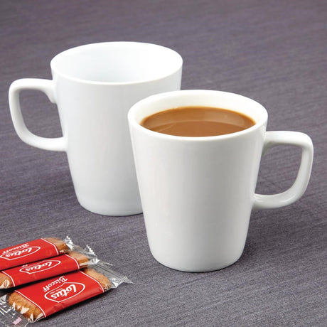 Athena Hotelware Latte Mugs 10oz 285ml (Pack of 12) GK811 JD Catering Equipment Solutions Ltd