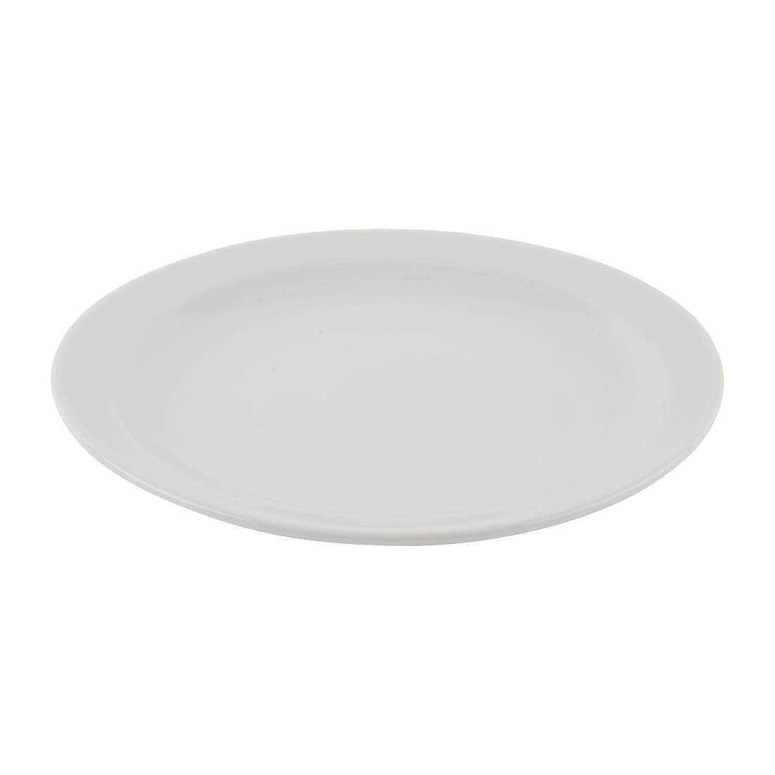 Athena Hotelware Narrow Rimmed Plates 205mm (Pack of 12) JD Catering Equipment Solutions Ltd