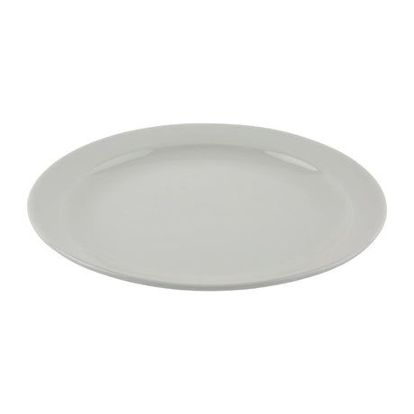 Athena Hotelware Narrow Rimmed Plates 226mm (Pack of 12) JD Catering Equipment Solutions Ltd