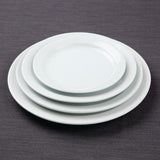 Athena Hotelware Narrow Rimmed Plates 254mm (Pack of 12) JD Catering Equipment Solutions Ltd