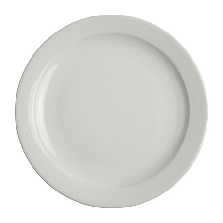 Athena Hotelware Narrow Rimmed Plates 254mm (Pack of 12) JD Catering Equipment Solutions Ltd