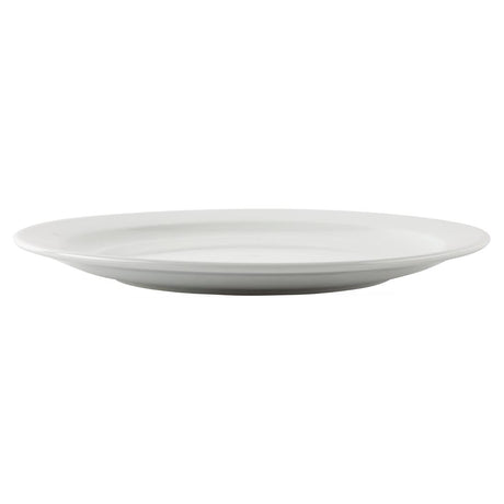 Athena Hotelware Narrow Rimmed Plates 254mm (Pack of 12) JD Catering Equipment Solutions Ltd