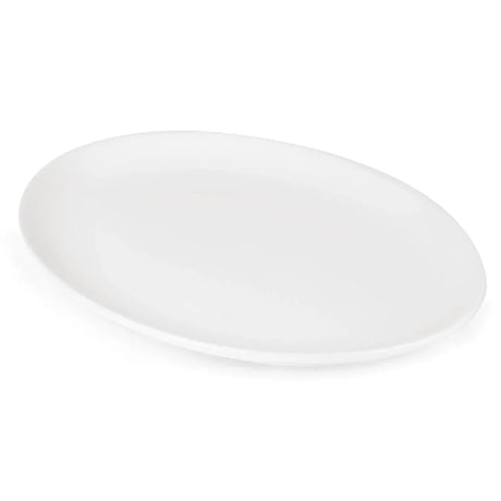 CC211 Athena Hotelware Oval Coupe Plates 254 x 197 mm (Pack of 12) - JD Catering Equipment Solutions Ltd