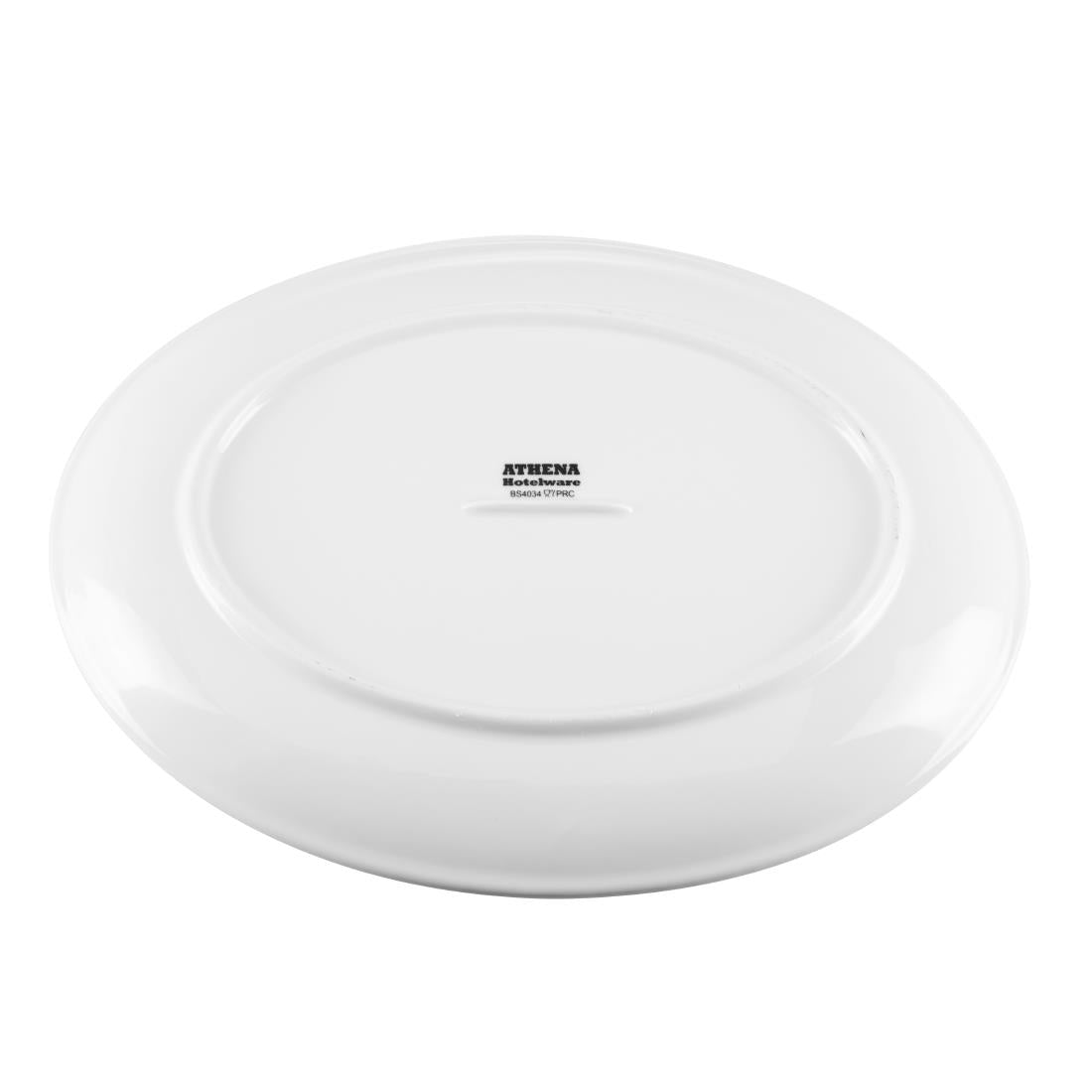 Athena Hotelware Oval Coupe Plates 305 x 241 mm (Pack of 6) JD Catering Equipment Solutions Ltd